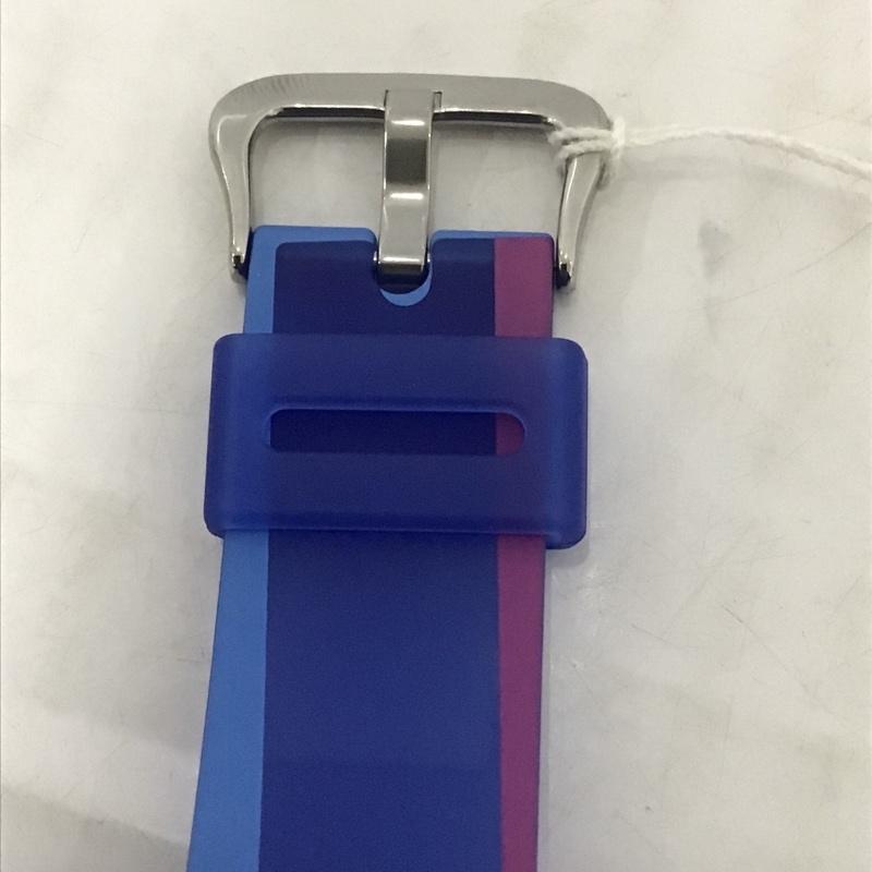 ジーショック G-SHOCK 腕時計 デジタル DWE-5600PR 付属バンド付き 箱有 ロゴ、文字 青 / ブルー / X 紫 / パープル / X 水色 / ライトブルー / メンズ USED 古着 中古 10080004