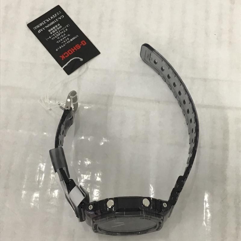 ジーショック G-SHOCK 腕時計 アナログ(クォーツ式) GA-2100NN スケルトン 箱有 ロゴ、文字 黒 / ブラック / X 紫 / パープル / X 水色 / ライトブルー / メンズ USED 古着 中古 10080005