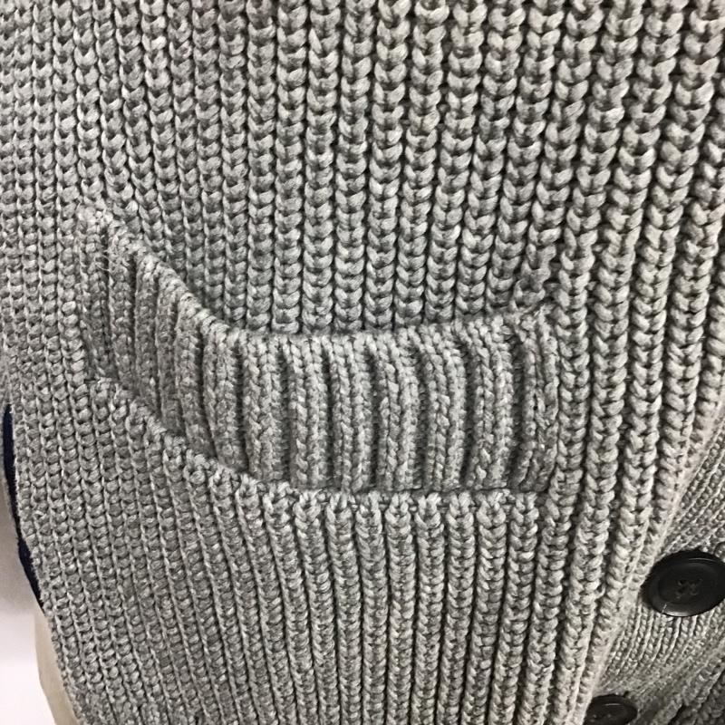 カラー kolor カーディガン 長袖 1 無地 灰 / グレー / メンズ USED 古着 中古 10080053