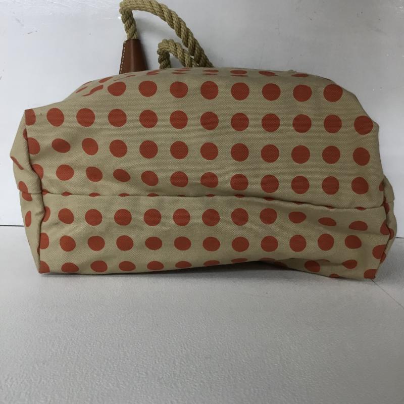 フェリージ Felisi トートバッグ トートバッグ ドット ベージュ / ベージュ / X 橙 / オレンジ / レディース USED 古着 中古 10080088