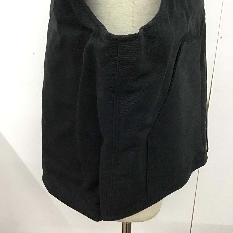 カーハート Carhartt ベスト ベスト OV0001 Duck Insulates Rib Collar Vest タグ付き XL ロゴ、文字 黒 / ブラック / メンズ USED 古着 中古 10080125