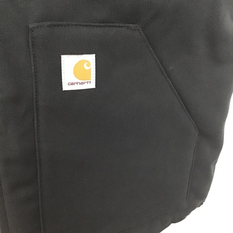 カーハート Carhartt ベスト ベスト OV0001 Duck Insulates Rib Collar Vest タグ付き XL ロゴ、文字 黒 / ブラック / メンズ USED 古着 中古 10080125
