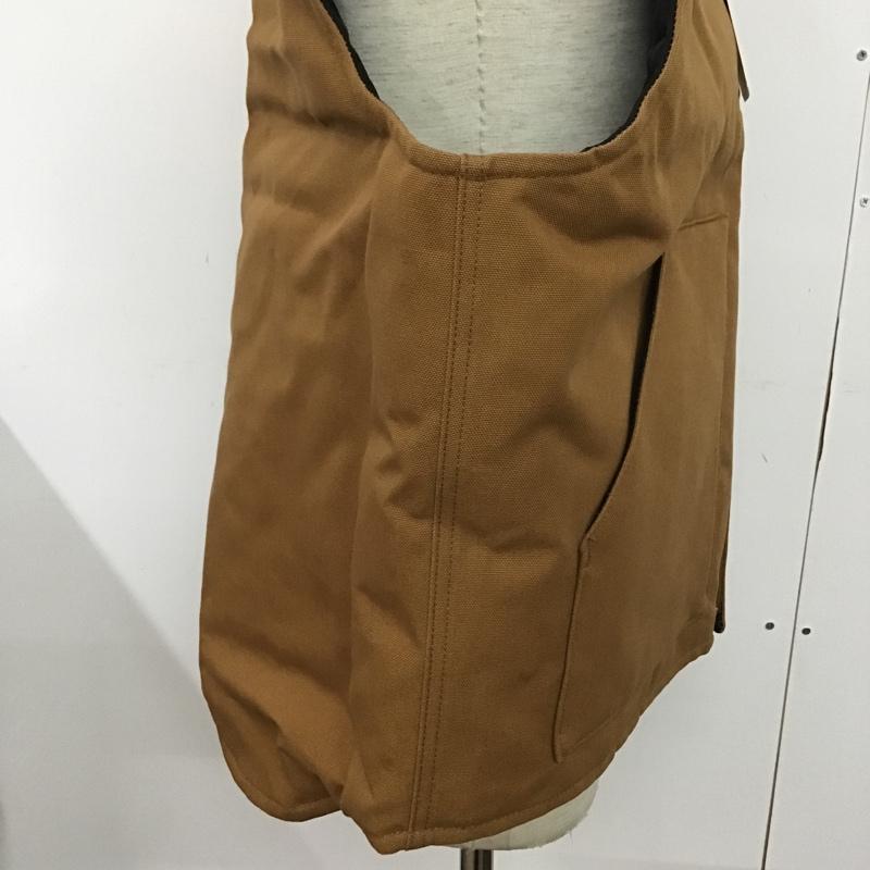 カーハート Carhartt ベスト ベスト OV0001 Duck Insulates Rib Collar Vest タグ付き XL ロゴ、文字 茶 / ブラウン / メンズ USED 古着 中古 10080128