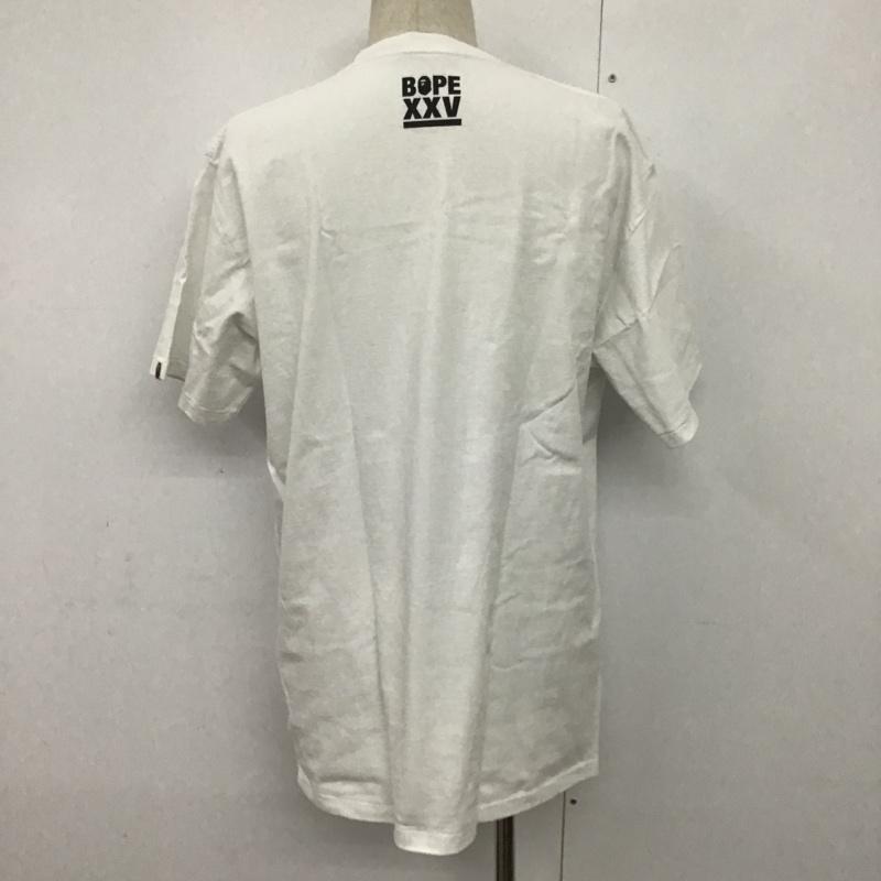 アベイシングエイプ A BATHING APE Tシャツ 半袖 3L プリント 白 / ホワイト / メンズ USED 古着 中古 10080131