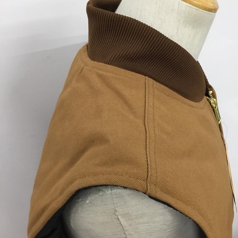 カーハート Carhartt ベスト ベスト OV0001 Duck Insulates Rib Collar Vest タグ付き L ロゴ、文字 茶 / ブラウン / メンズ USED 古着 中古 10080222