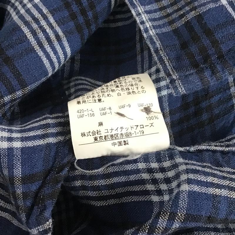 ユナイテッドアローズ UNITED ARROWS シャツ、ブラウス 長袖 S チェック マルチカラー / マルチカラー / メンズ USED 古着 中古 10080250