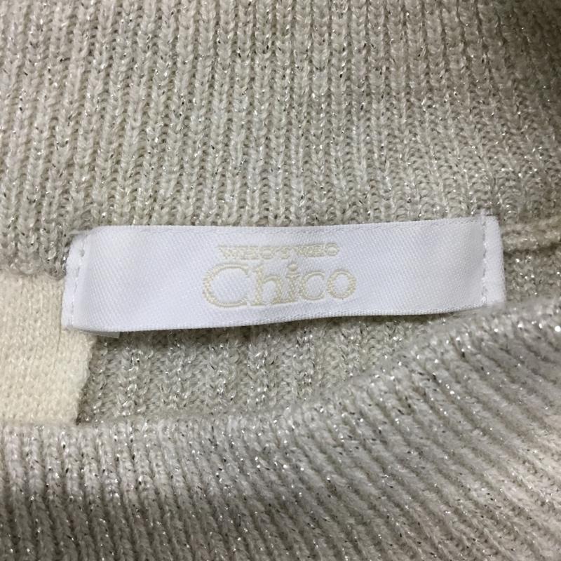 フーズフーチコ who's who Chico ニット、セーター 長袖 FREE 無地 マルチカラー / マルチカラー / レディース USED 古着 中古 10080347