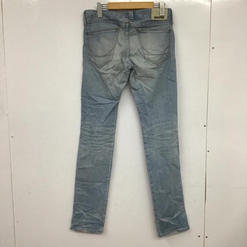 ファクトタム FACTOTUM パンツ デニム、ジーンズ 29インチ 無地 インディゴ / インディゴ / メンズ USED 古着 中古 10080370