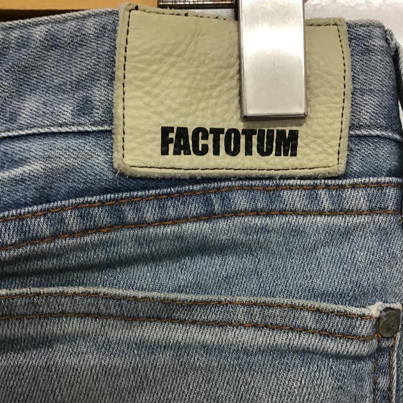 ファクトタム FACTOTUM パンツ デニム、ジーンズ 29インチ 無地 インディゴ / インディゴ / メンズ USED 古着 中古 10080370