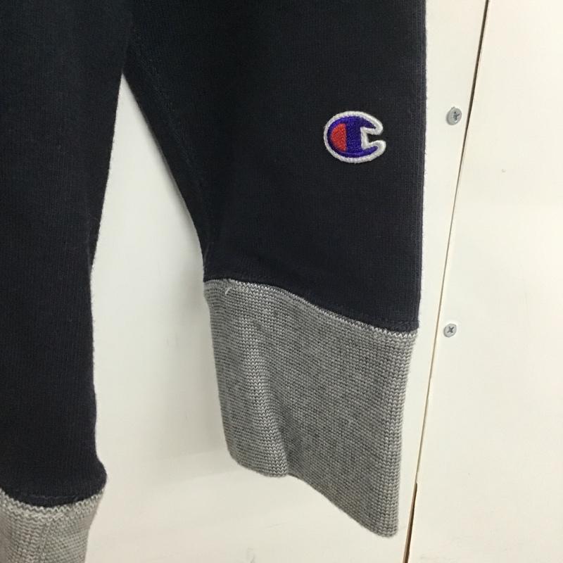 チャンピオン Campion パーカー 長袖 C8-J104 REVERSE WEAVE S 無地 紺 / ネイビー / メンズ USED 古着 中古 10080372