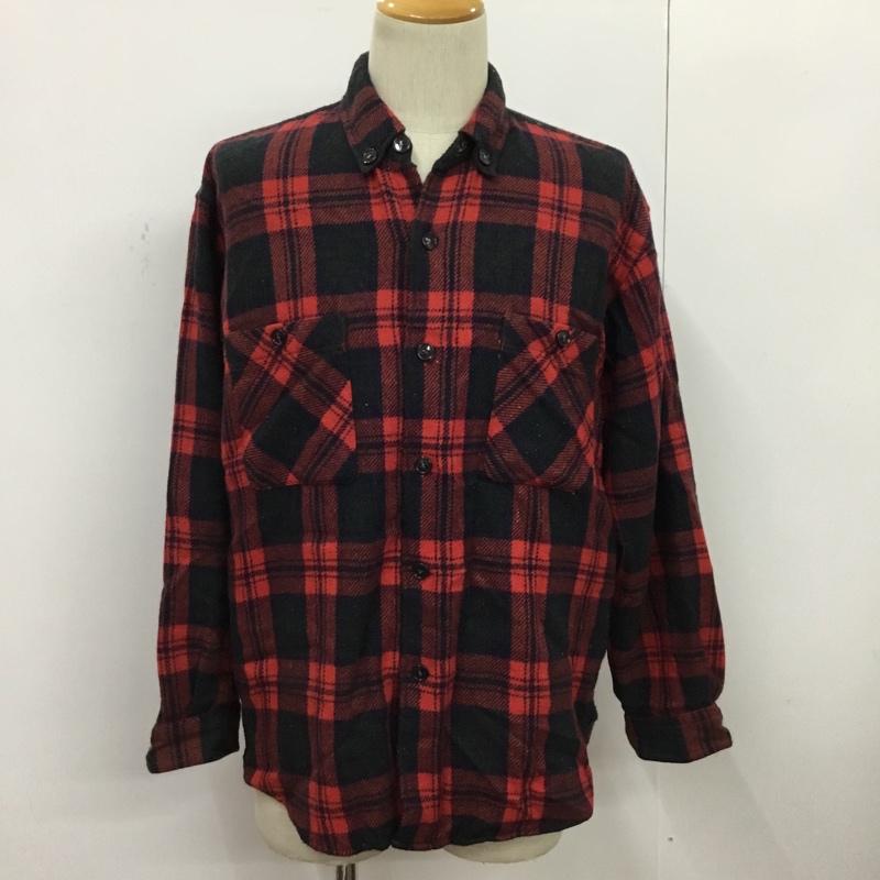 古着 USED シャツ、ブラウス 長袖 ボタンダウシャツ L チェック マルチカラー / マルチカラー / メンズ USED 古着 中古 10080469