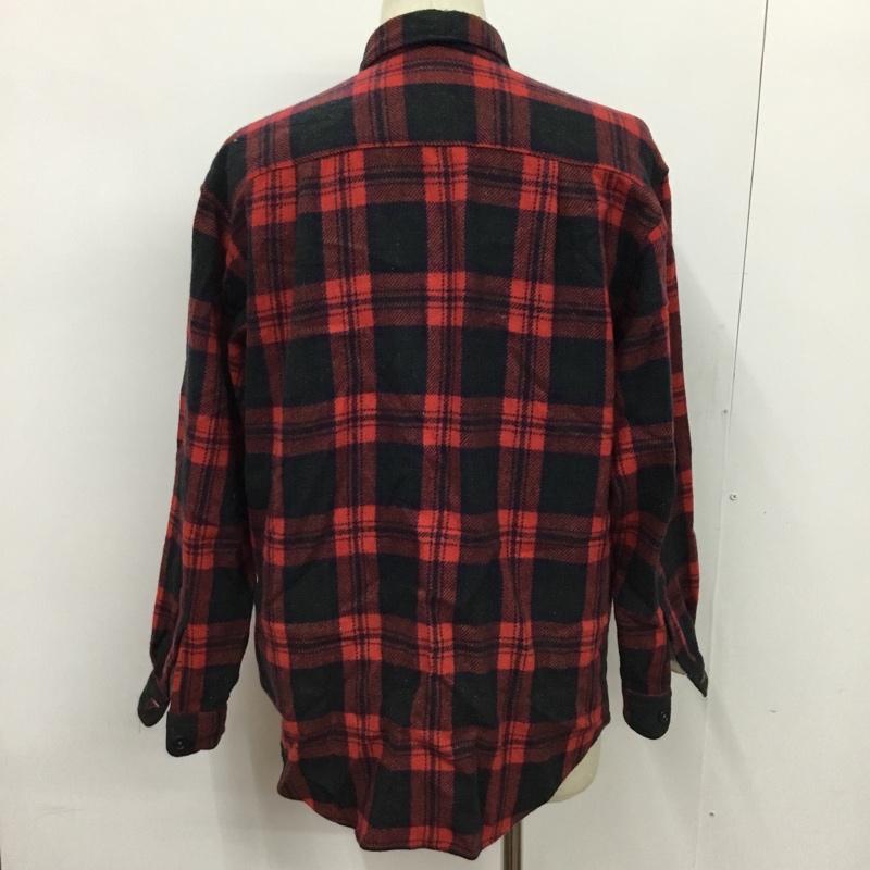 古着 USED シャツ、ブラウス 長袖 ボタンダウシャツ L チェック マルチカラー / マルチカラー / メンズ USED 古着 中古 10080469