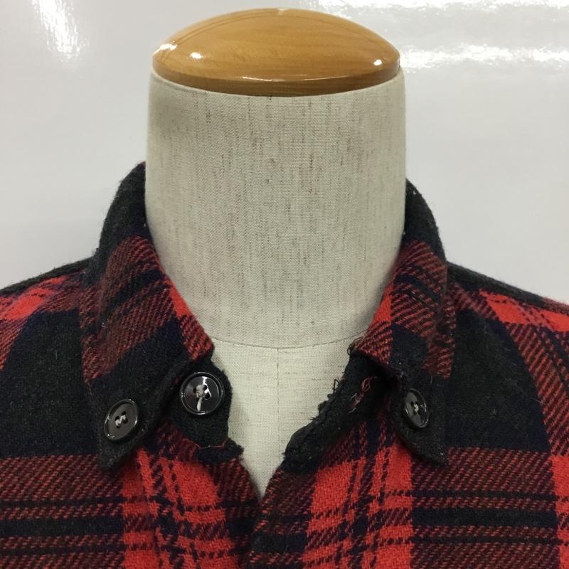 古着 USED シャツ、ブラウス 長袖 ボタンダウシャツ L チェック マルチカラー / マルチカラー / メンズ USED 古着 中古 10080469