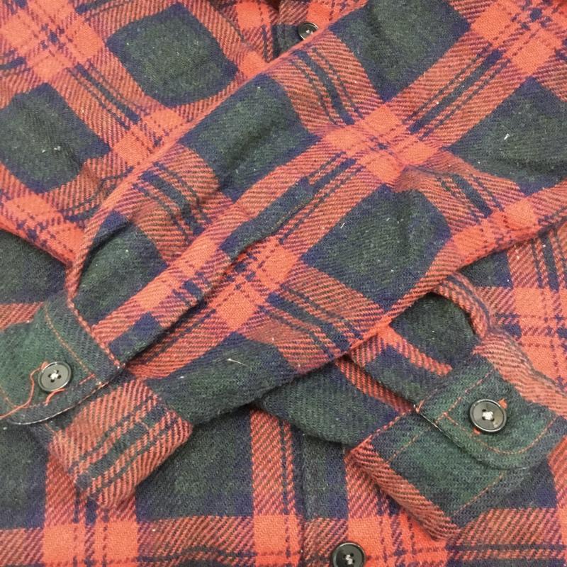 古着 USED シャツ、ブラウス 長袖 ボタンダウシャツ L チェック マルチカラー / マルチカラー / メンズ USED 古着 中古 10080469