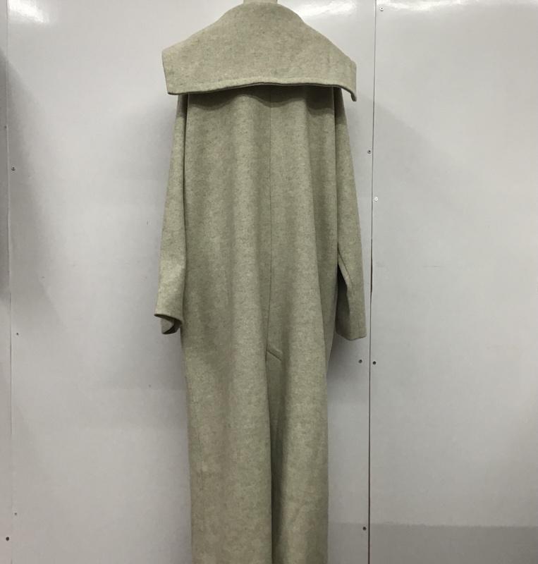 ノッチ notch. コート コート一般 タグ付 ビックカラーコート M 無地 ベージュ / ベージュ / レディース USED 古着 中古 10080485