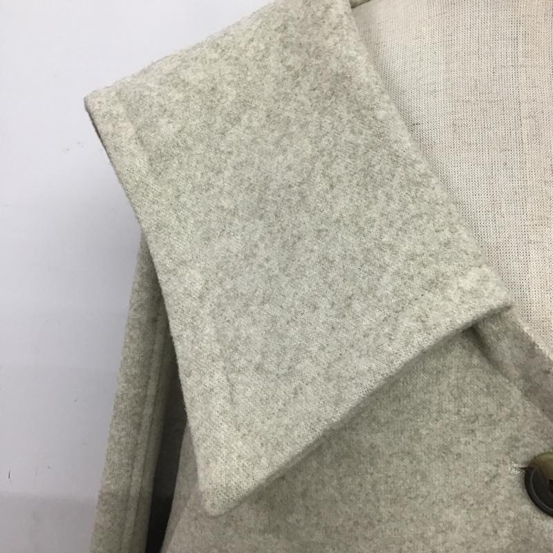 ノッチ notch. コート コート一般 タグ付 ビックカラーコート M 無地 ベージュ / ベージュ / レディース USED 古着 中古 10080485