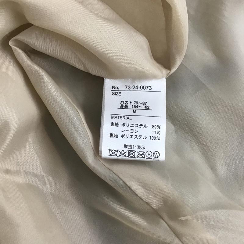 ノッチ notch. コート コート一般 タグ付 ビックカラーコート M 無地 ベージュ / ベージュ / レディース USED 古着 中古 10080485