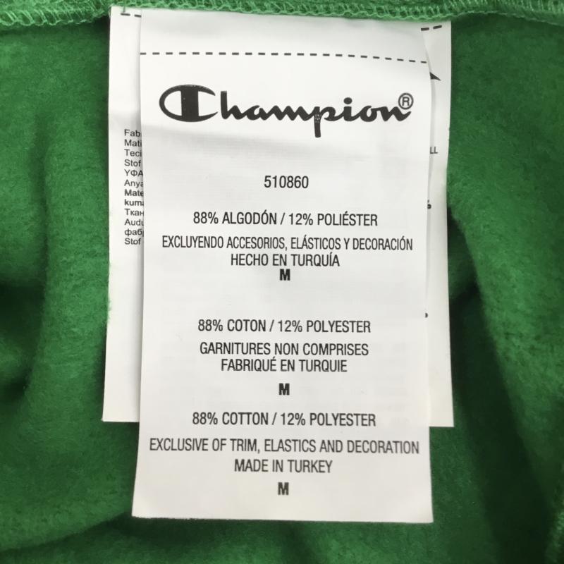 チャンピオン Champion トレーナー 長袖 DENIM TEARS デニムティアーズ Reverse Weave リバースウィーブ ハーフジップ L ロゴ、文字 緑 / グリーン / メンズ USED 古着 中古 10080512