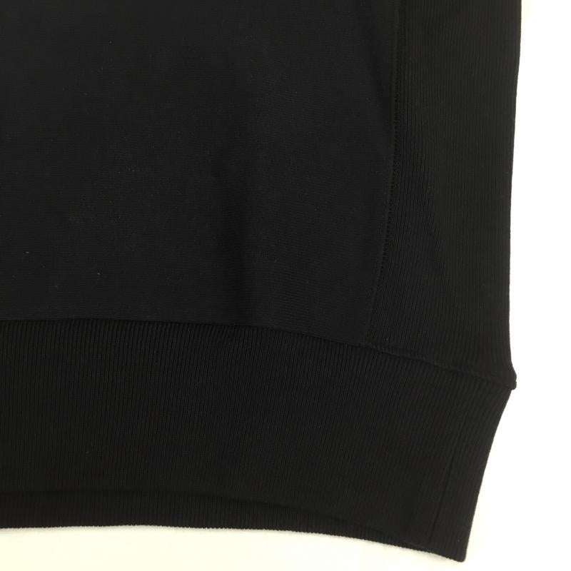 チャンピオン Champion トレーナー 長袖 DENIM TEARS デニムティアーズ Reverse Weave リバースウィーブ ハーフジップ L ロゴ、文字 黒 / ブラック / メンズ USED 古着 中古 10080513