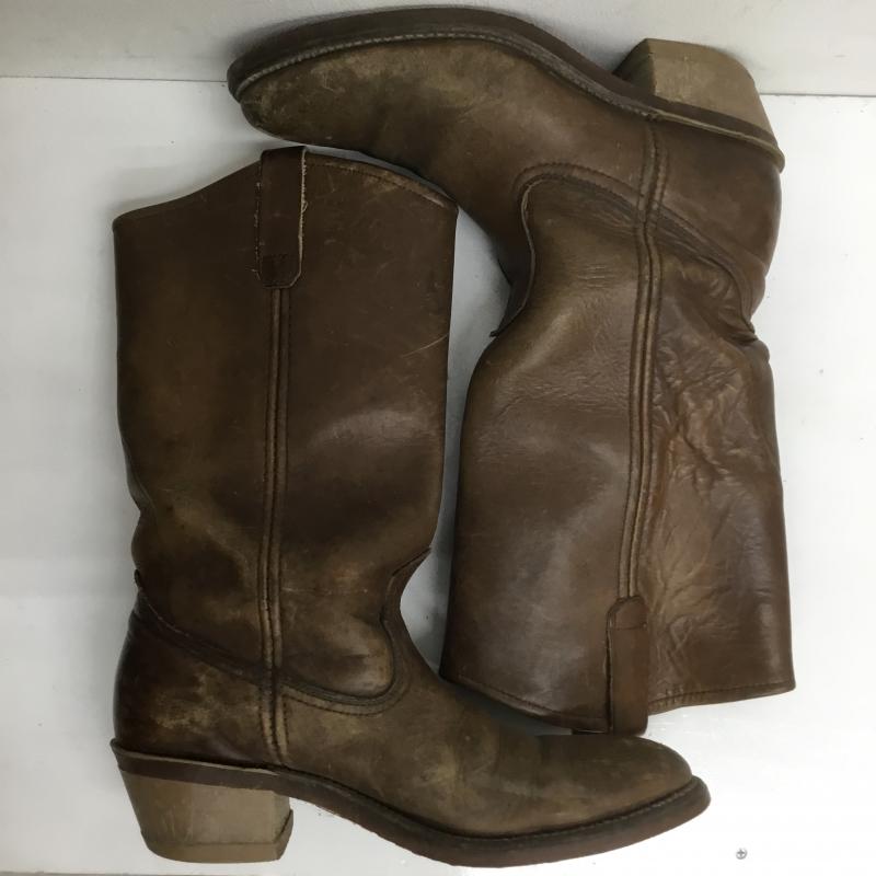レッドウィング RED WING ブーツ 一般 PECOS BOOTS ペコスブーツ 70's 80's US:7 茶 / ブラウン / メンズ USED 古着 中古 10080538