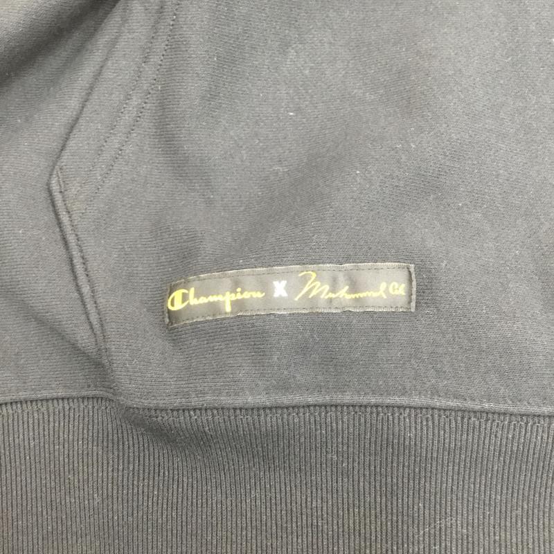 チャンピオン Champion パーカー 長袖 REVERSE WEAVE モハメドアリ Muhammad Ali XL ロゴ、文字 黒 / ブラック / メンズ USED 古着 中古 10080589