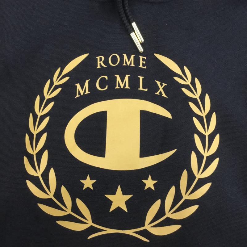 チャンピオン Champion パーカー 長袖 REVERSE WEAVE モハメドアリ Muhammad Ali XL ロゴ、文字 黒 / ブラック / メンズ USED 古着 中古 10080589