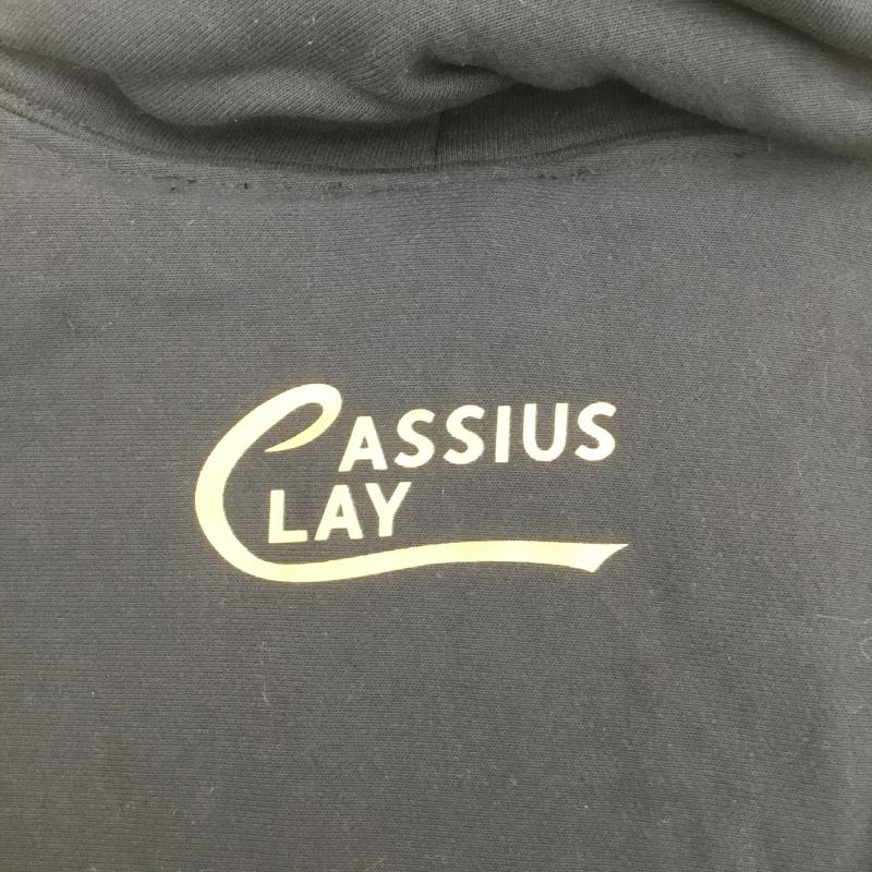 チャンピオン Champion パーカー 長袖 REVERSE WEAVE モハメドアリ Muhammad Ali XL ロゴ、文字 黒 / ブラック / メンズ USED 古着 中古 10080589