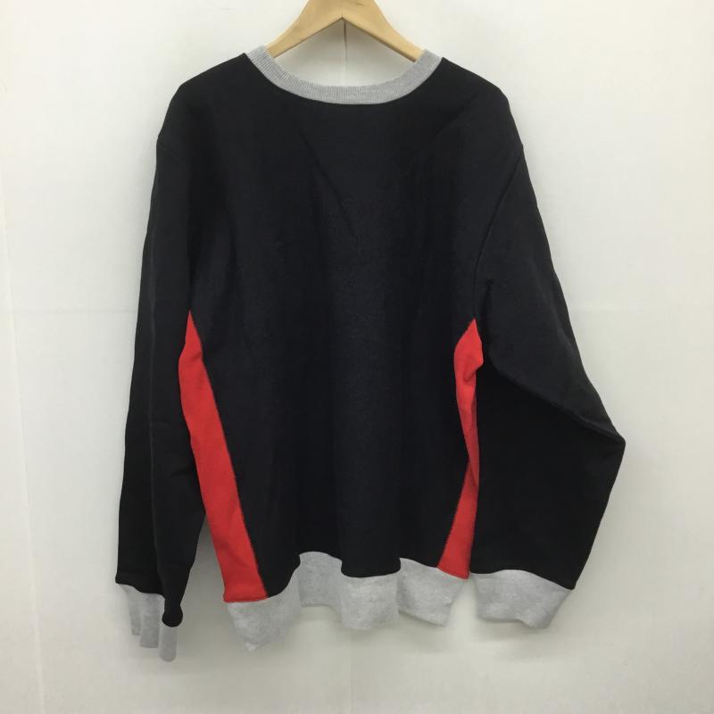 チャンピオン Champion トレーナー 長袖 DENIM TEARS デニムティアーズ Reverse Weave リバースウィーブ XXL ロゴ、文字 黒 / ブラック / メンズ USED 古着 中古 10080590