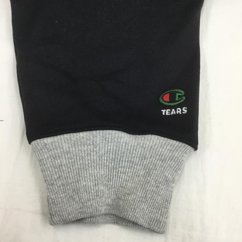 チャンピオン Champion トレーナー 長袖 DENIM TEARS デニムティアーズ Reverse Weave リバースウィーブ XXL ロゴ、文字 黒 / ブラック / メンズ USED 古着 中古 10080590
