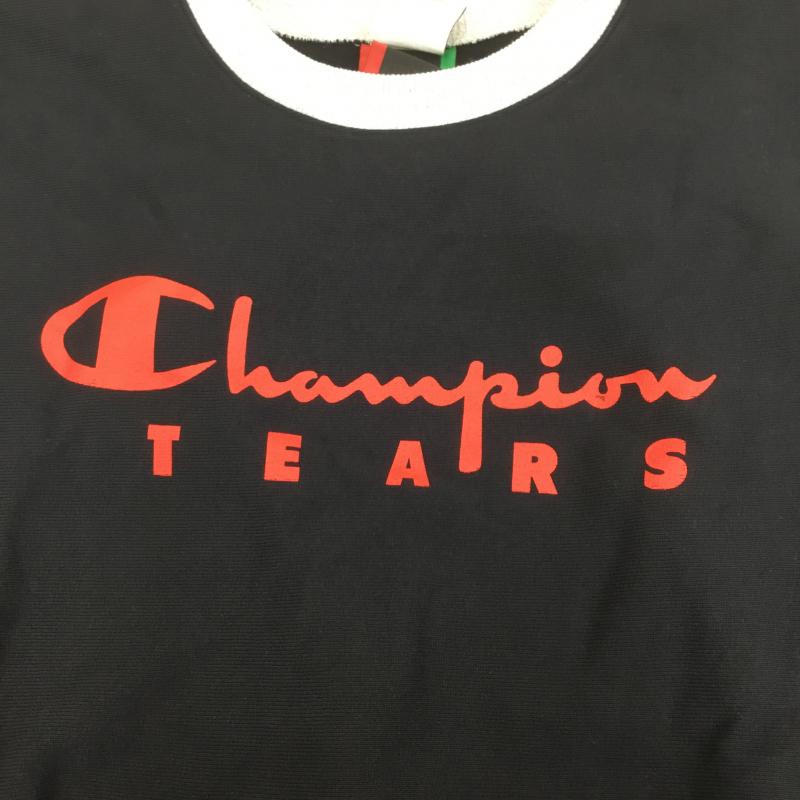 チャンピオン Champion トレーナー 長袖 DENIM TEARS デニムティアーズ Reverse Weave リバースウィーブ XXL ロゴ、文字 黒 / ブラック / メンズ USED 古着 中古 10080590