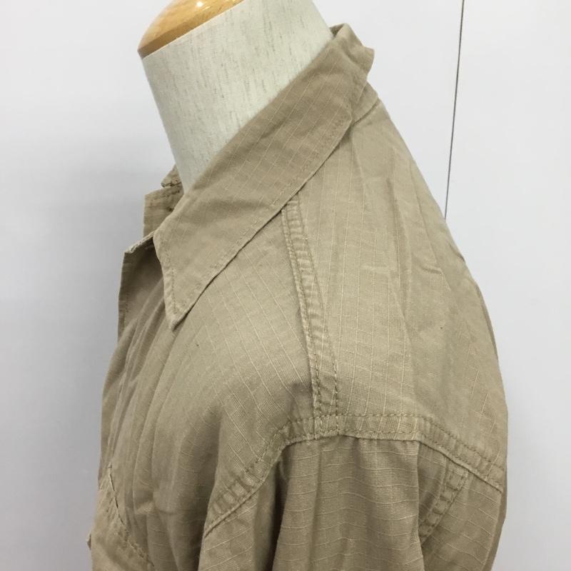 古着 USED シャツ、ブラウス 長袖 XS 無地 ベージュ / ベージュ / メンズ USED 古着 中古 10080626
