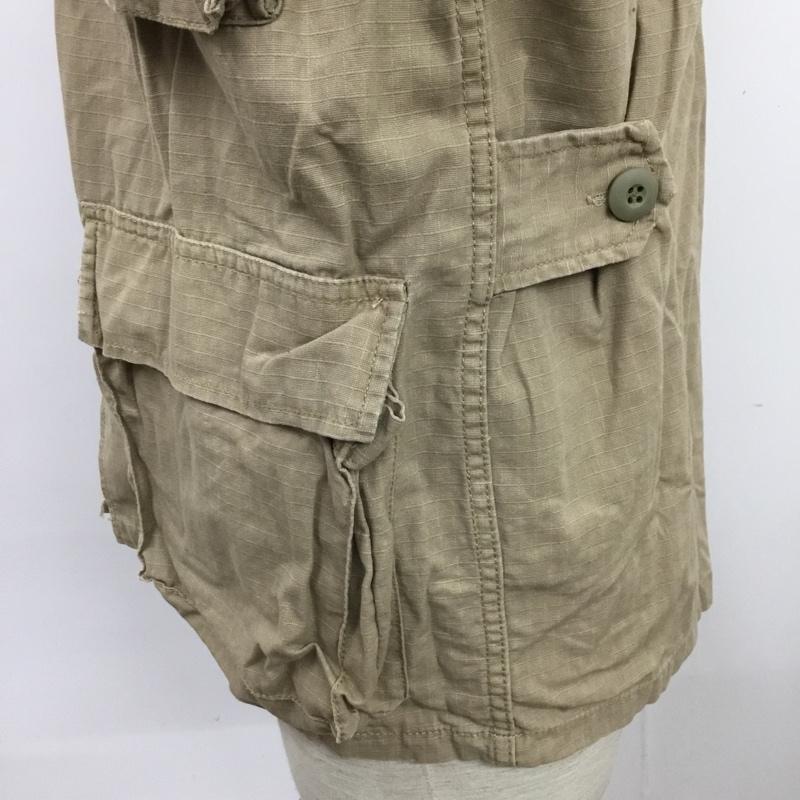 古着 USED シャツ、ブラウス 長袖 XS 無地 ベージュ / ベージュ / メンズ USED 古着 中古 10080626