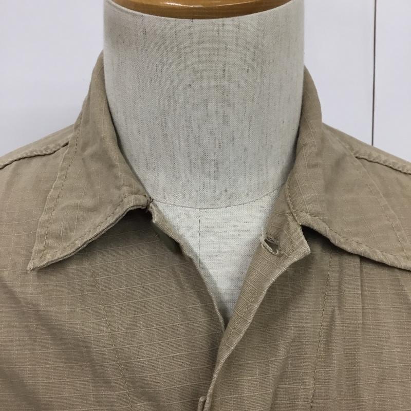古着 USED シャツ、ブラウス 長袖 XS 無地 ベージュ / ベージュ / メンズ USED 古着 中古 10080626