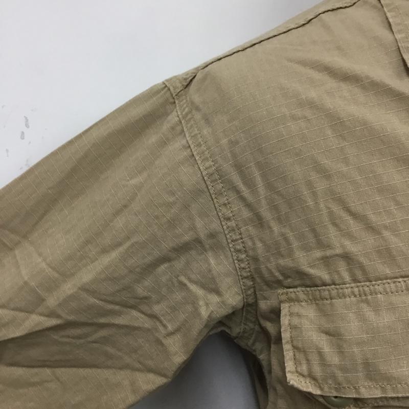古着 USED シャツ、ブラウス 長袖 XS 無地 ベージュ / ベージュ / メンズ USED 古着 中古 10080626