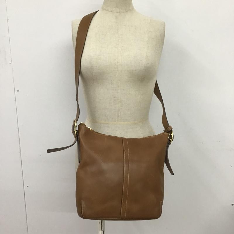コーチ COACH ショルダーバッグ ショルダーバッグ 無地 茶 / ブラウン / レディース USED 古着 中古 10080656