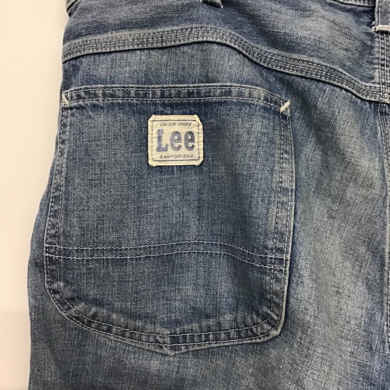 リー Lee パンツ デニム、ジーンズ 33インチ 無地 水色 / ライトブルー / メンズ USED 古着 中古 10080750