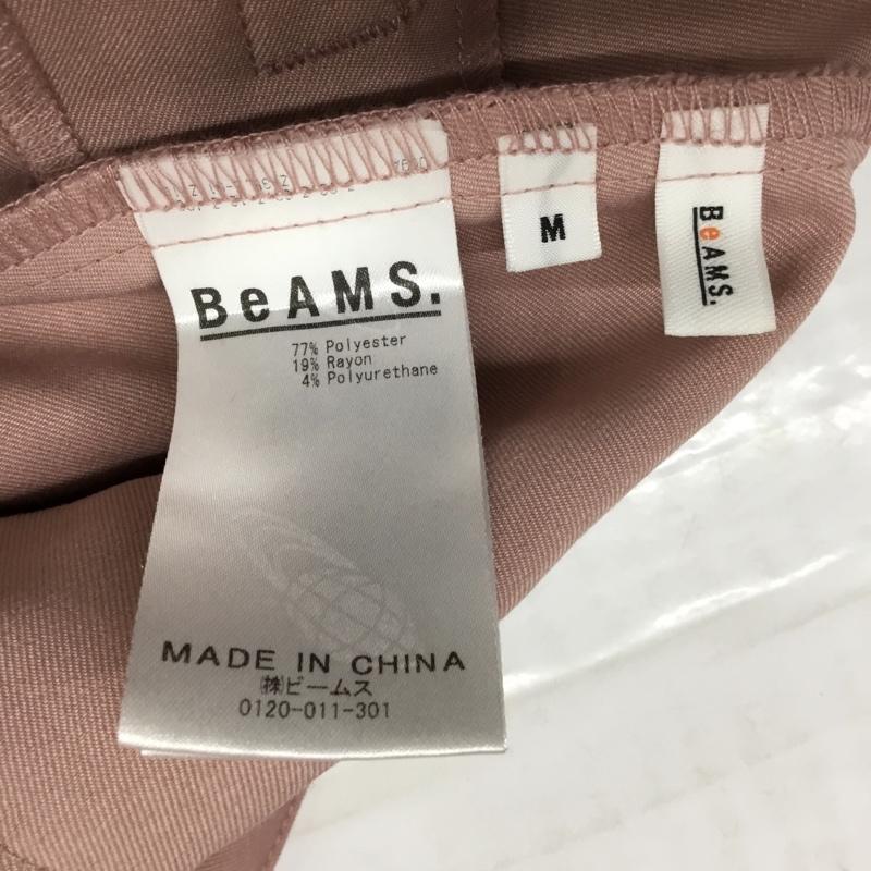 ビームス BEAMS パンツ スラックス フレアパンツ M 無地 桃 / ピンク / レディース USED 古着 中古 10080759