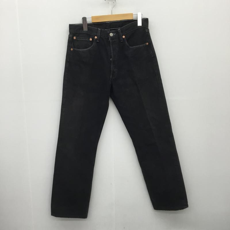 リーバイス Levi's パンツ デニム、ジーンズ 501 ブラック USA製 90s 後染め 白ステッチ 99年 31インチ 黒 / ブラック / メンズ USED 古着 中古 10080845