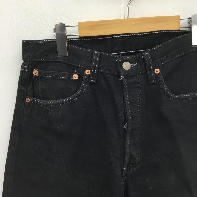 リーバイス Levi's パンツ デニム、ジーンズ 501 ブラック USA製 90s 後染め 白ステッチ 99年 31インチ 黒 / ブラック / メンズ USED 古着 中古 10080845