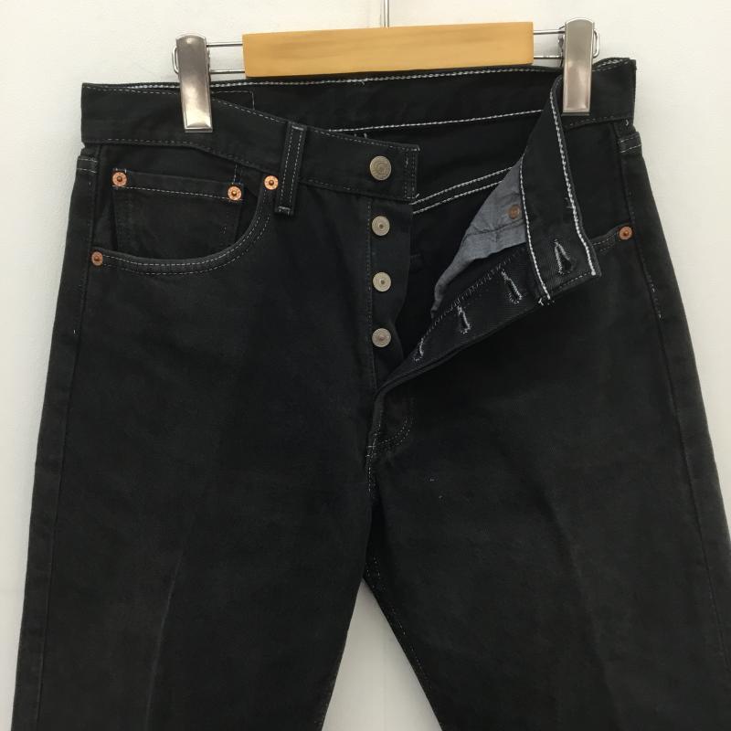 リーバイス Levi's パンツ デニム、ジーンズ 501 ブラック USA製 90s 後染め 白ステッチ 99年 31インチ 黒 / ブラック / メンズ USED 古着 中古 10080845