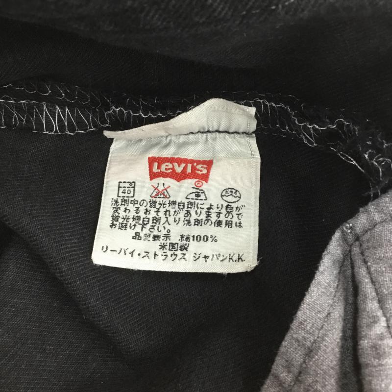 リーバイス Levi's パンツ デニム、ジーンズ 501 ブラック USA製 90s 後染め 白ステッチ 99年 31インチ 黒 / ブラック / メンズ USED 古着 中古 10080845