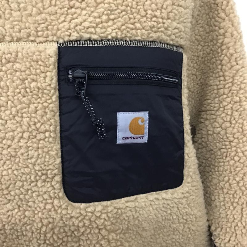 カーハート Carhartt トレーナー 長袖 S 無地 ベージュ / ベージュ / メンズ USED 古着 中古 10080867