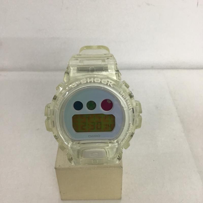 ジーショック G-SHOCK 腕時計 デジタル DW-6900SP スケルトン ロゴ、文字 透明 / クリア / メンズ USED 古着 中古 10080898