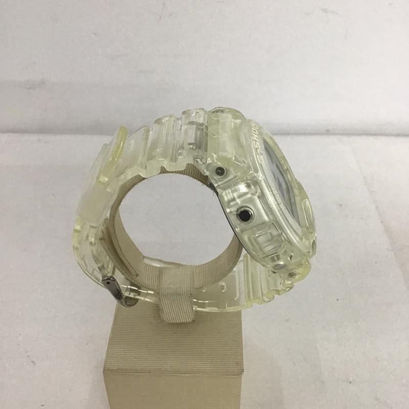 ジーショック G-SHOCK 腕時計 デジタル DW-6900SP スケルトン ロゴ、文字 透明 / クリア / メンズ USED 古着 中古 10080898