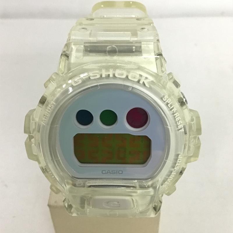 ジーショック G-SHOCK 腕時計 デジタル DW-6900SP スケルトン ロゴ、文字 透明 / クリア / メンズ USED 古着 中古 10080898
