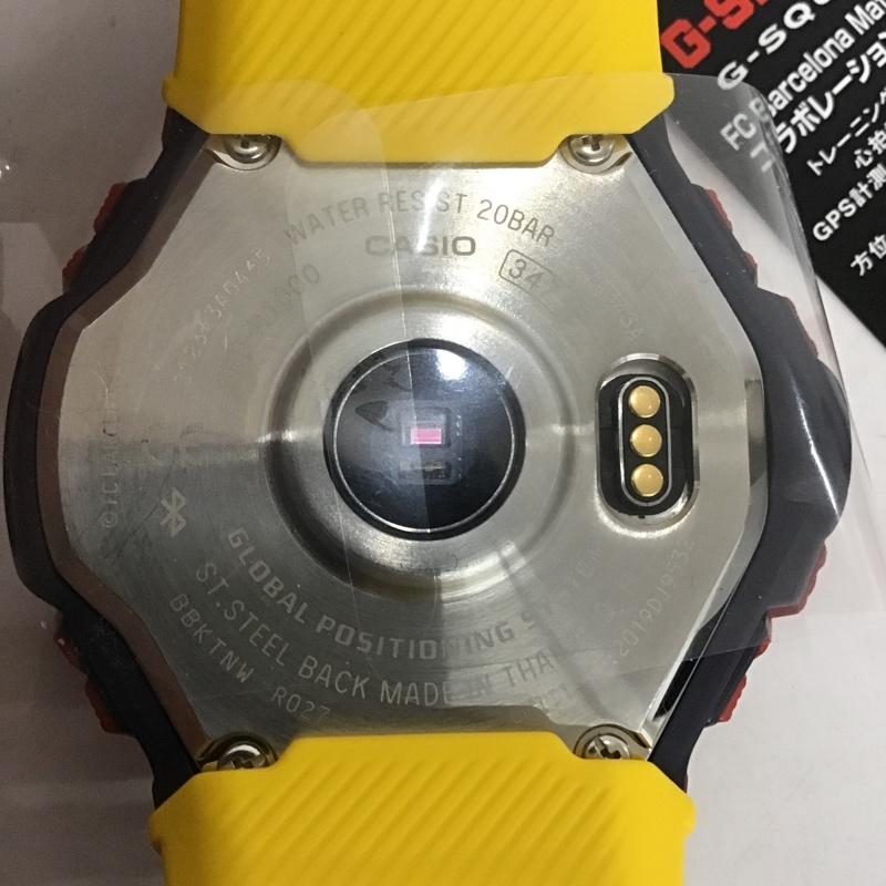 ジーショック G-SHOCK 腕時計 デジタル GBD-H1000BAR FCバルセロナ Matchday 箱有 ロゴ、文字 えんじ / ワインレッド / X 紫 / パープル / X 黄 / イエロー / メンズ USED 古着 中古 10080900