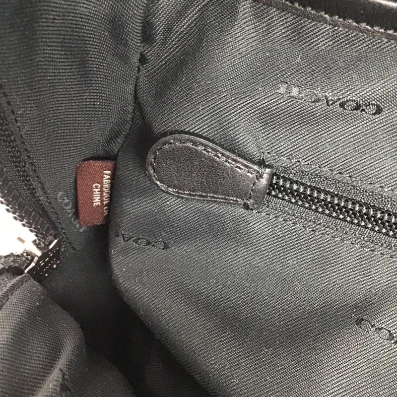 コーチ COACH リュックサック、デイパック リュックサック、デイバッグ E1220-00000 チェック レザー ワンポイント 黒 / ブラック / X 赤 / レッド / X ベージュ / ベージュ / メンズ USED 古着 中古 10080939