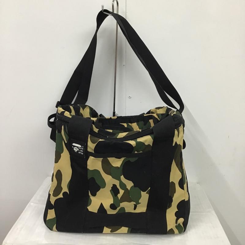 アベイシングエイプ A BATHING APE ショルダーバッグ ショルダーバッグ DJバッグ カモフラージュ柄・迷彩 黒 / ブラック / X ベージュ / ベージュ / X 茶 / ブラウン / X カーキ / カーキ / メンズ USED 古着 中古 10080969