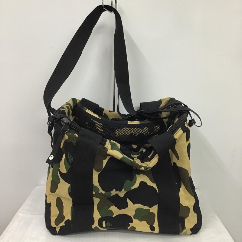 アベイシングエイプ A BATHING APE ショルダーバッグ ショルダーバッグ DJバッグ カモフラージュ柄・迷彩 黒 / ブラック / X ベージュ / ベージュ / X 茶 / ブラウン / X カーキ / カーキ / メンズ USED 古着 中古 10080969