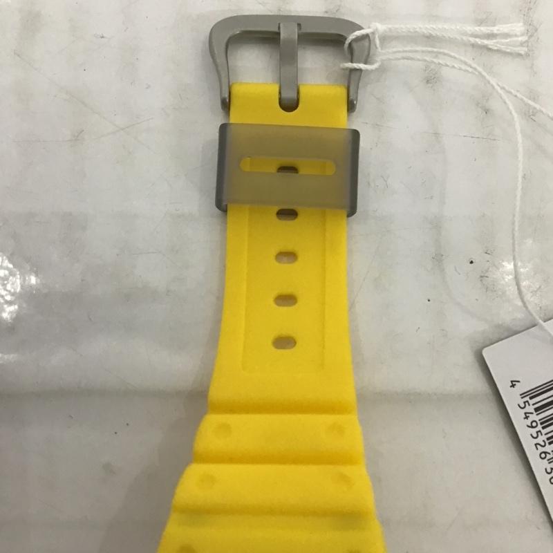 ジーショック G-SHOCK 腕時計 デジタル DWE-5600R 箱有 ロゴ、文字 黄 / イエロー / メンズ USED 古着 中古 10080991